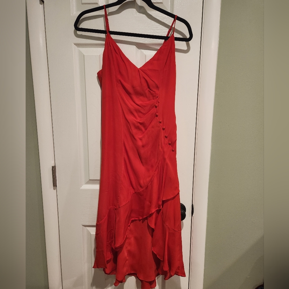 Parker Red Midi Dress